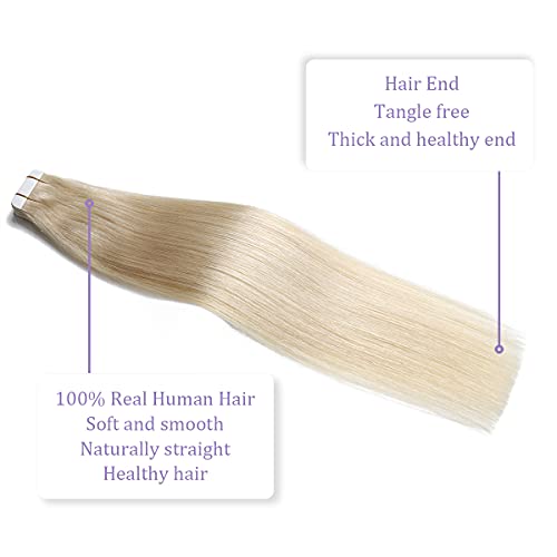 Ombre and Bayalage Tape In Human Hair Tape in Extensions - Image 9