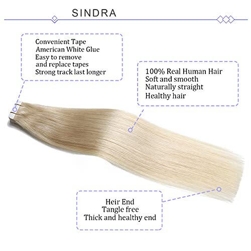 Ombre and Bayalage Tape In Human Hair Tape in Extensions - Image 91
