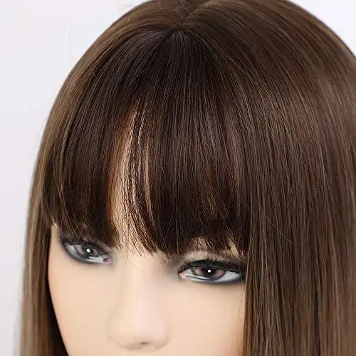 Ombre Ash Brown Straight Wig - Image 2