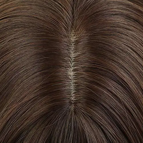 Ombre Ash Brown Straight Wig - Image 7