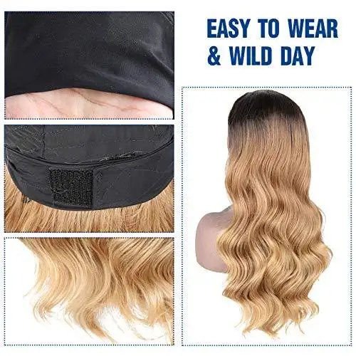 Ombre Blonde Loose Body Wave Headband Wig - Image 6