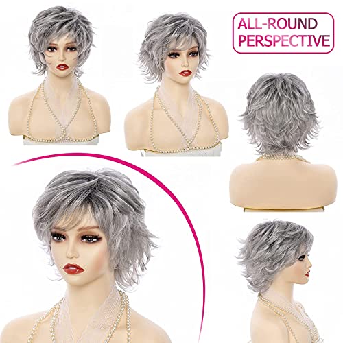 Ombre Gray Wig - Image 2