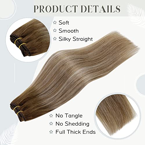 Ombre Human Hair Clip in Hair Extensions - Image 10