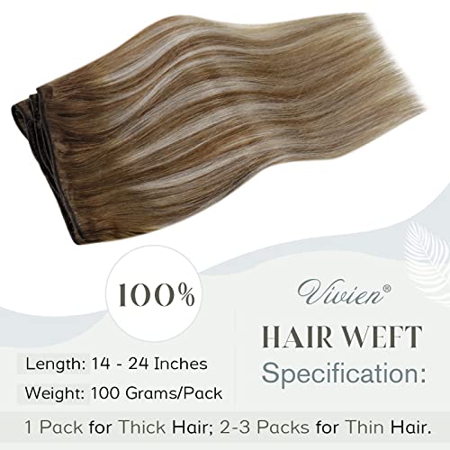 Ombre Human Hair Clip in Hair Extensions - Image 11