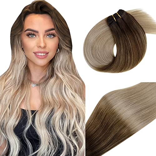 Ombre Human Hair Clip in Hair Extensions - Image 13