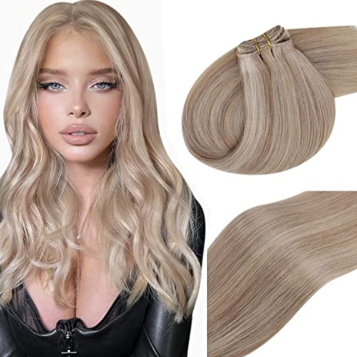 Ombre Human Hair Clip in Hair Extensions - Image 40