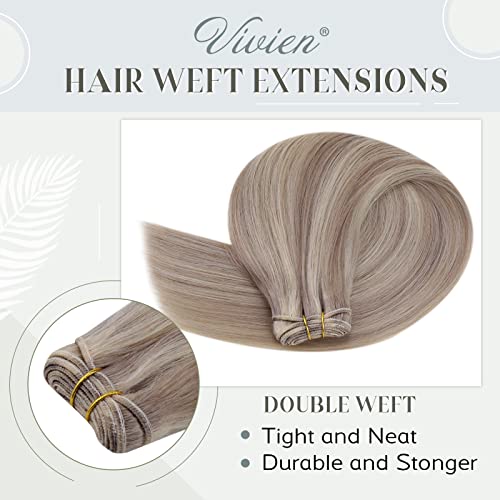Ombre Human Hair Clip in Hair Extensions - Image 42