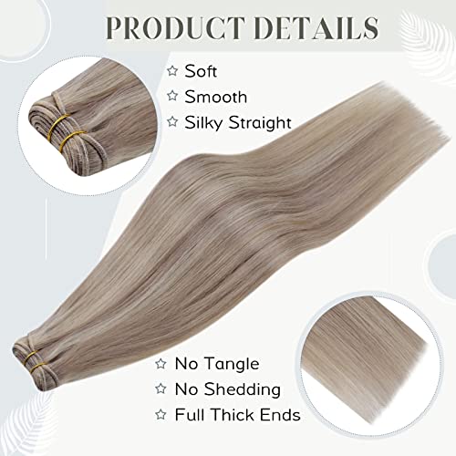 Ombre Human Hair Clip in Hair Extensions - Image 44