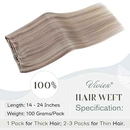 Ombre Human Hair Clip in Hair Extensions - Image 45