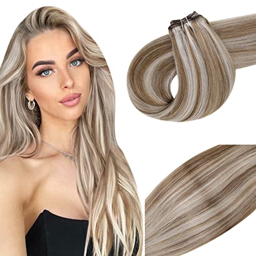 Ombre Human Hair Clip in Hair Extensions - Image 46