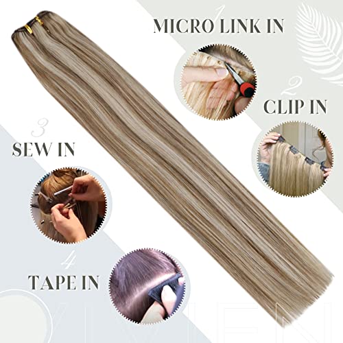 Ombre Human Hair Clip in Hair Extensions - Image 51