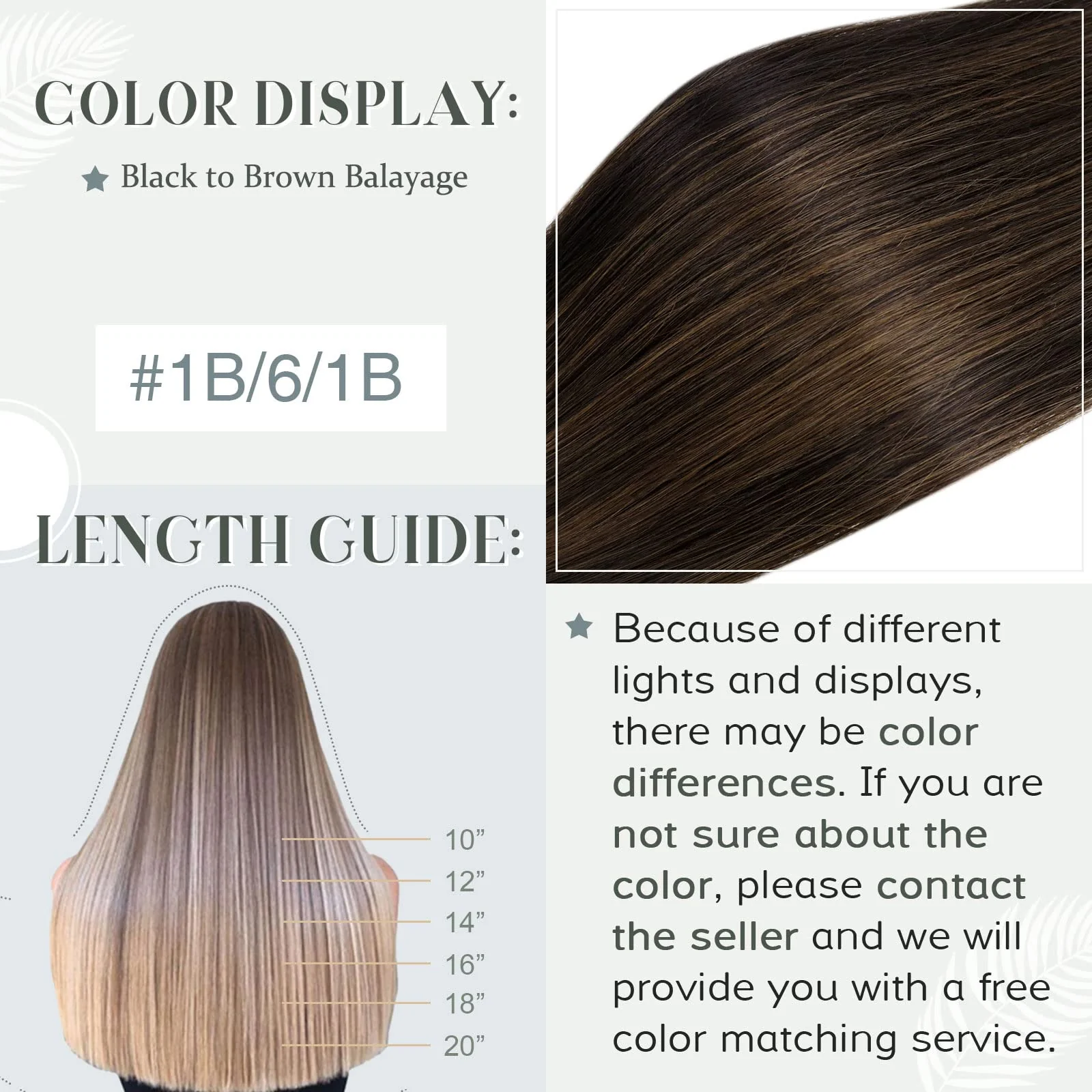 Ombre Human Hair Clip in Hair Extensions - Image 64