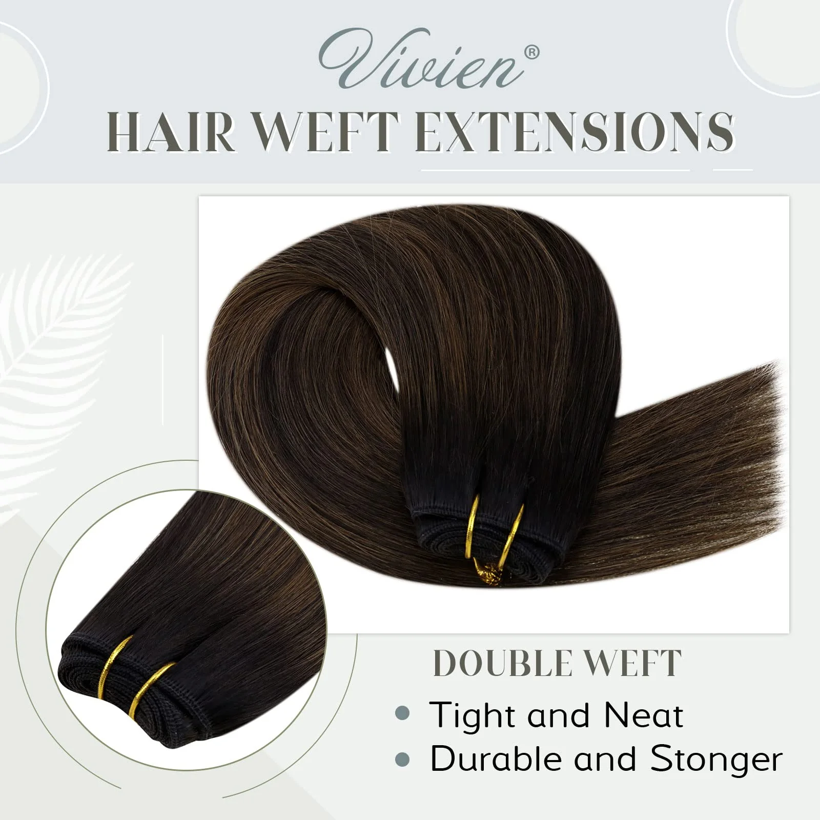 Ombre Human Hair Clip in Hair Extensions - Image 65
