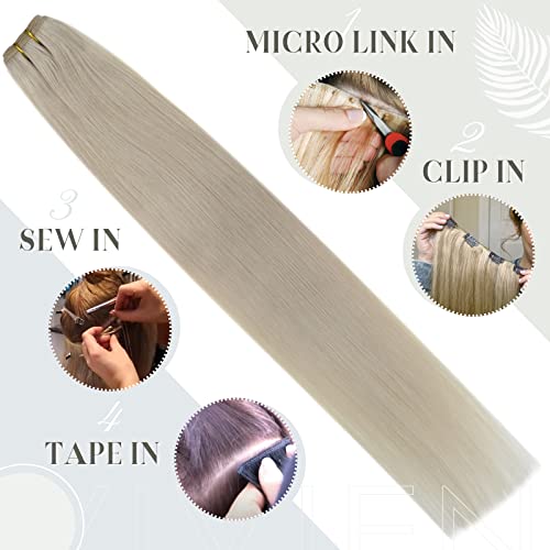 Ombre Human Hair Clip in Hair Extensions - Image 75