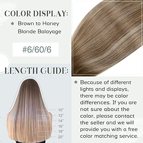 Ombre Human Hair Clip in Hair Extensions - Image 8