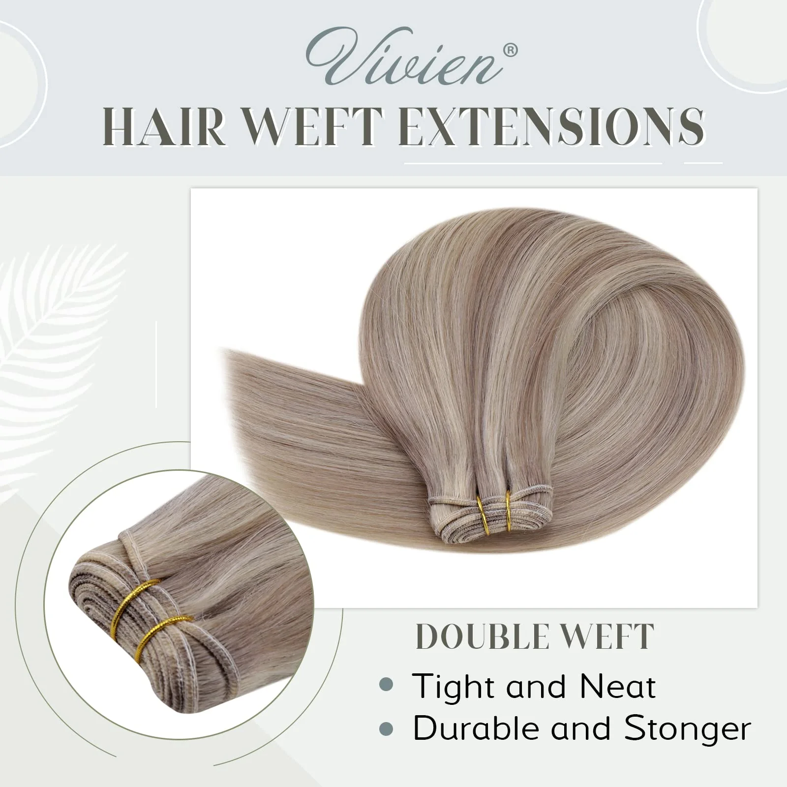 Ombre Human Hair Clip in Hair Extensions - Image 91