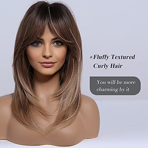 Ombre Light Brown Wig - Image 20