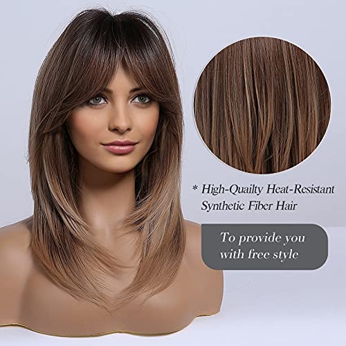 Ombre Light Brown Wig - Image 21