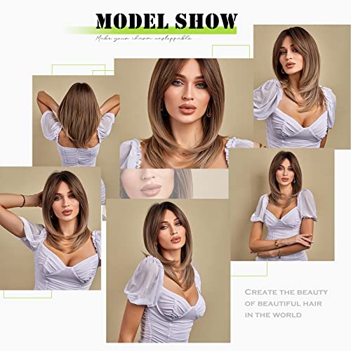 Ombre Light Brown Wig - Image 23