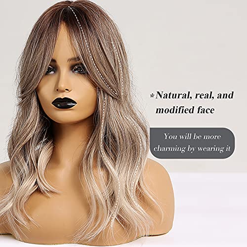 Ombre Light Brown Wig - Image 3