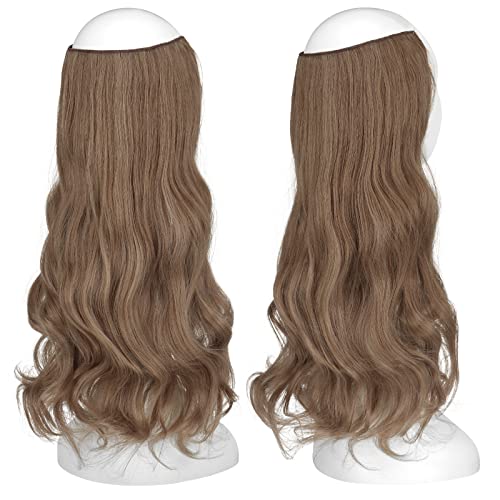 One Piece 18 Inch Invisible Secret Wire Crown Hair Extension - Image 12