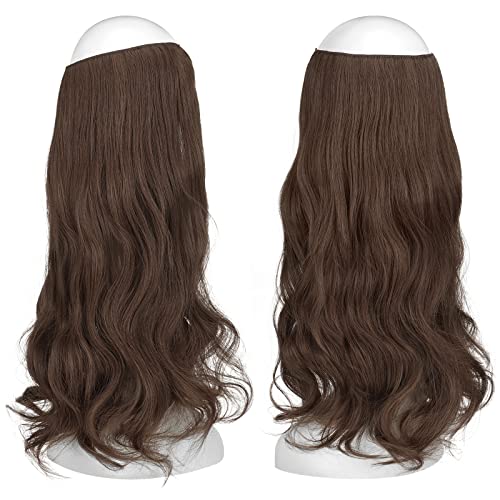 One Piece 18 Inch Invisible Secret Wire Crown Hair Extension - Image 14