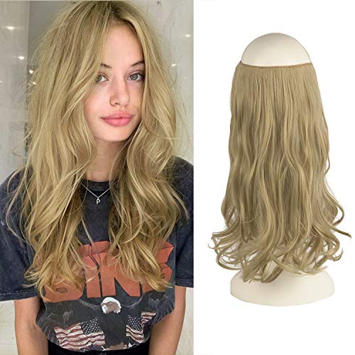 One Piece 18 Inch Invisible Secret Wire Crown Hair Extension - Image 15