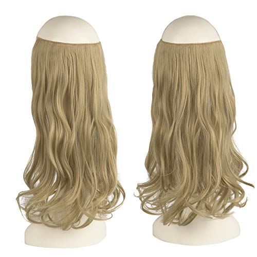 One Piece 18 Inch Invisible Secret Wire Crown Hair Extension - Image 16