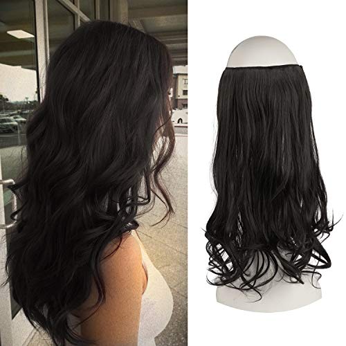One Piece 18 Inch Invisible Secret Wire Crown Hair Extension - Image 17