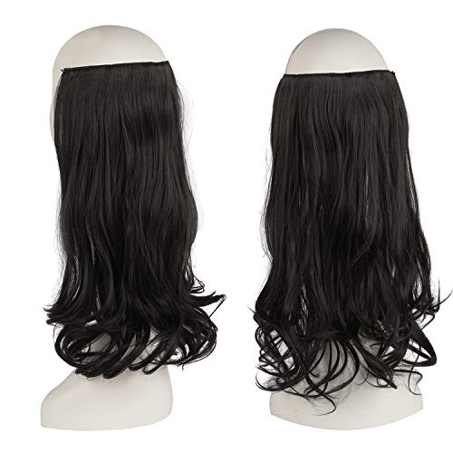 One Piece 18 Inch Invisible Secret Wire Crown Hair Extension - Image 18