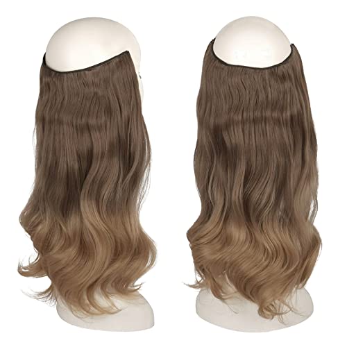 One Piece 18 Inch Invisible Secret Wire Crown Hair Extension - Image 20
