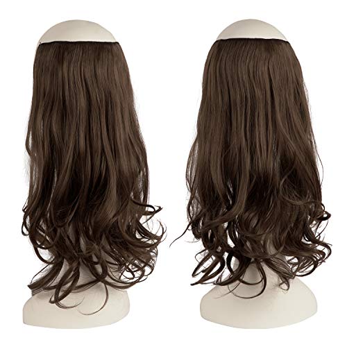 One Piece 18 Inch Invisible Secret Wire Crown Hair Extension - Image 22