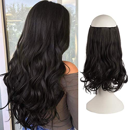 One Piece 18 Inch Invisible Secret Wire Crown Hair Extension - Image 23