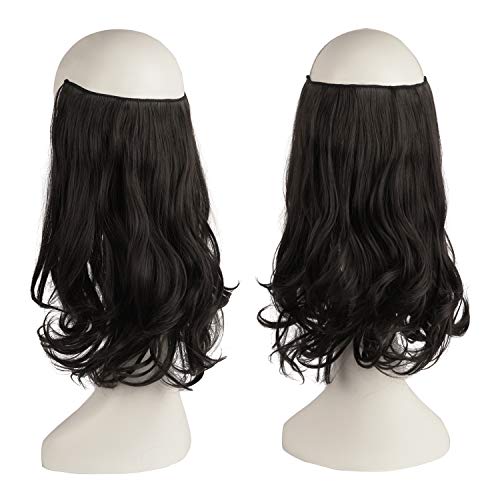 One Piece 18 Inch Invisible Secret Wire Crown Hair Extension - Image 24