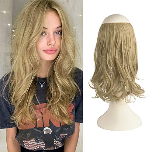 One Piece 18 Inch Invisible Secret Wire Crown Hair Extension - Image 25