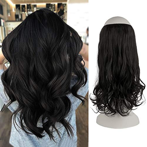 One Piece 18 Inch Invisible Secret Wire Crown Hair Extension - Image 29