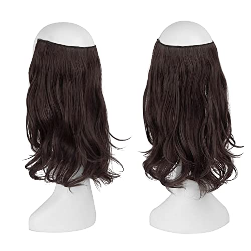 One Piece 18 Inch Invisible Secret Wire Crown Hair Extension - Image 35