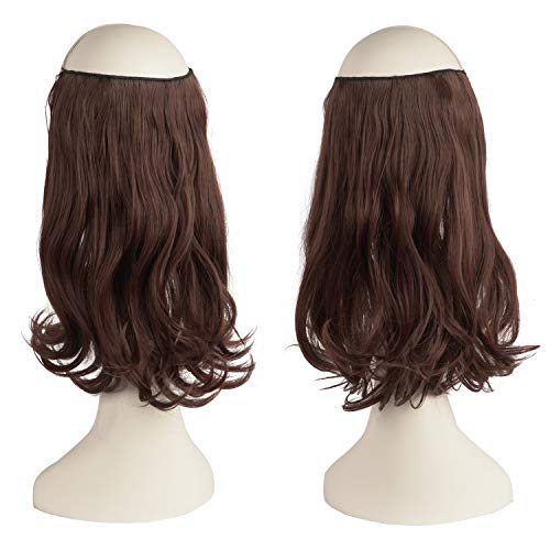 One Piece 18 Inch Invisible Secret Wire Crown Hair Extension - Image 37