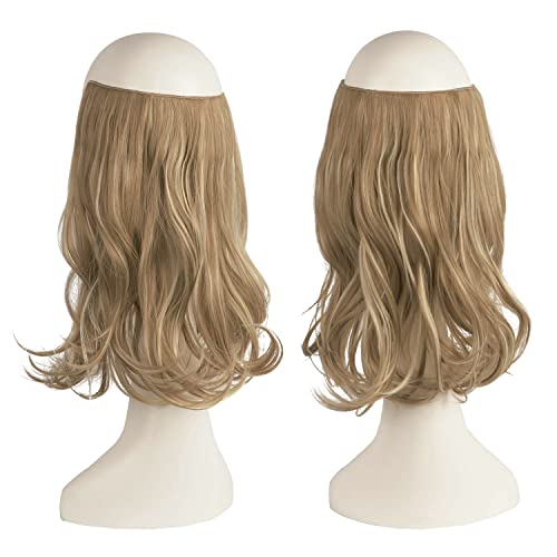 One Piece 18 Inch Invisible Secret Wire Crown Hair Extension - Image 43