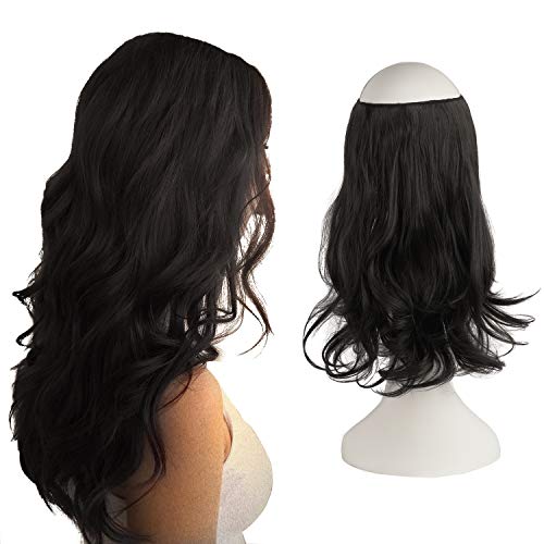 One Piece 18 Inch Invisible Secret Wire Crown Hair Extension - Image 52