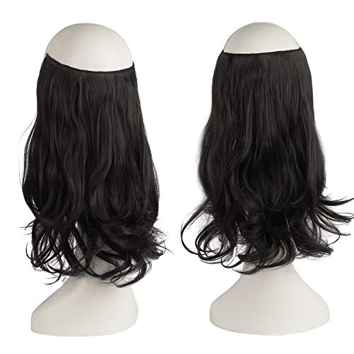 One Piece 18 Inch Invisible Secret Wire Crown Hair Extension - Image 53