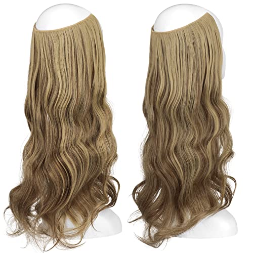 One Piece 18 Inch Invisible Secret Wire Crown Hair Extension - Image 9