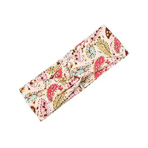 Polka Dot Cross & Assorted Prints Headband Set for Women - Image 15