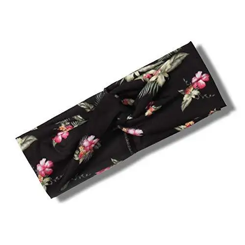 Polka Dot Cross & Assorted Prints Headband Set for Women - Image 17
