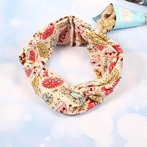 Polka Dot Cross & Assorted Prints Headband Set for Women - Image 18