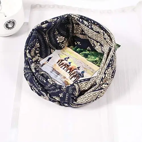 Polka Dot Cross & Assorted Prints Headband Set for Women - Image 26
