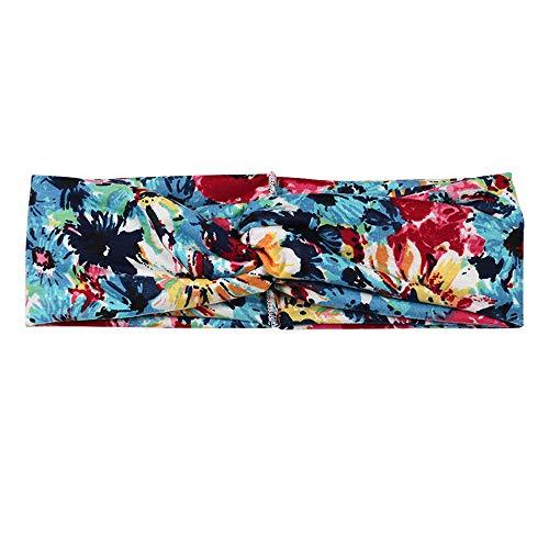 Polka Dot Cross & Assorted Prints Headband Set for Women - Image 45