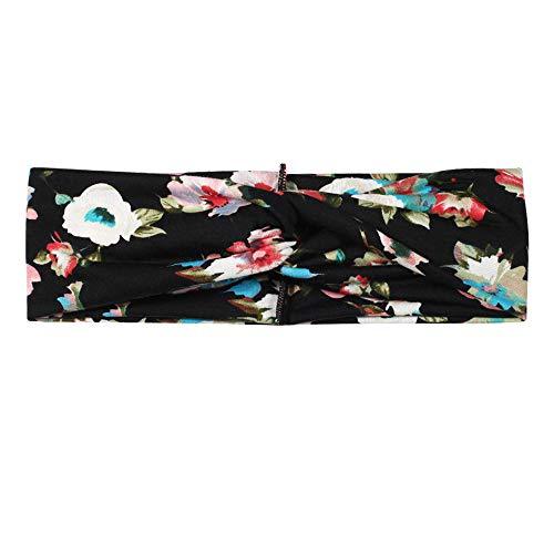 Polka Dot Cross & Assorted Prints Headband Set for Women - Image 46