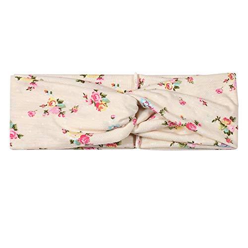 Polka Dot Cross & Assorted Prints Headband Set for Women - Image 51