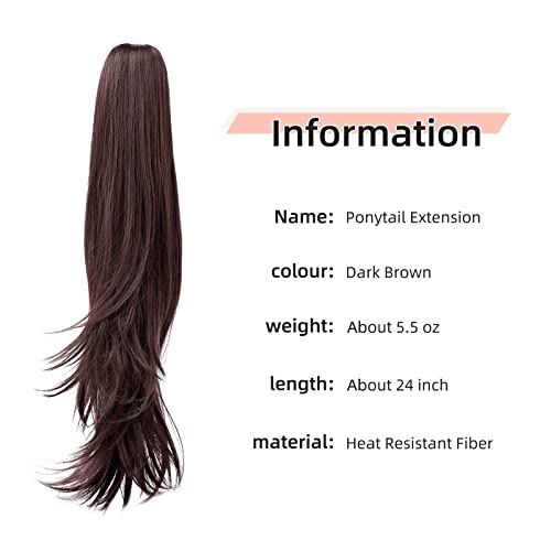 Ponytail 22" Long Claw Hair Extension - Image 11
